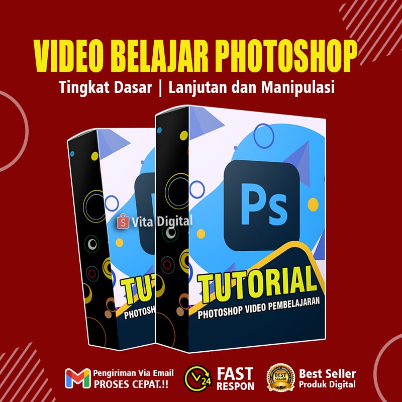 Video Belajar Tingkat Dasar Photoshop | Lanjutan dan Manipulasi Efek