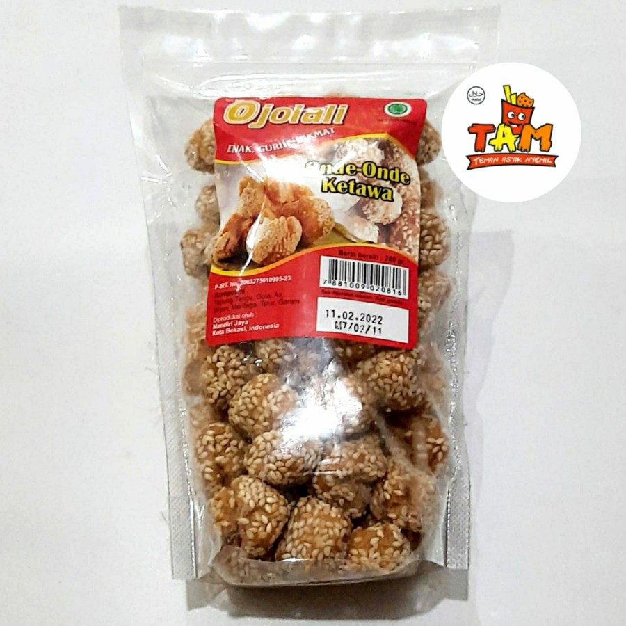 

Onde Onde Wijen Keciput Ketawa 250 Gram - Tam Snack