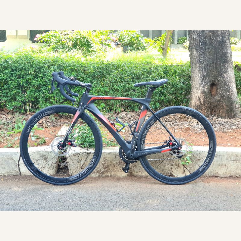 Ready preloved JAVA Feroce 1 UCI disc brake size 48 carbon roadbike Shimano105 22speed