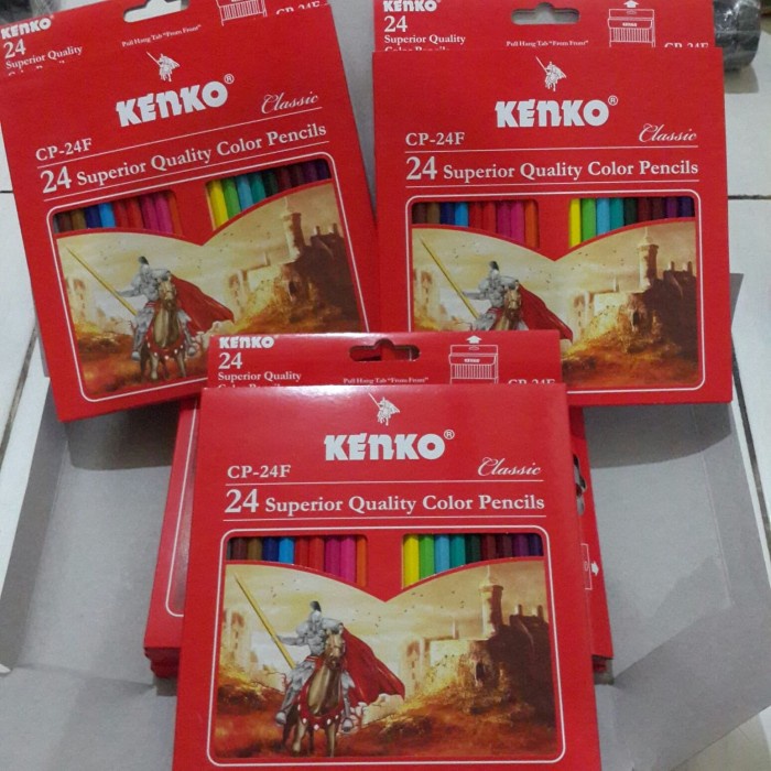 

WARNAPENSIL- PENSIL WARNA KENKO 24 WARNA -PENSIL WARNA