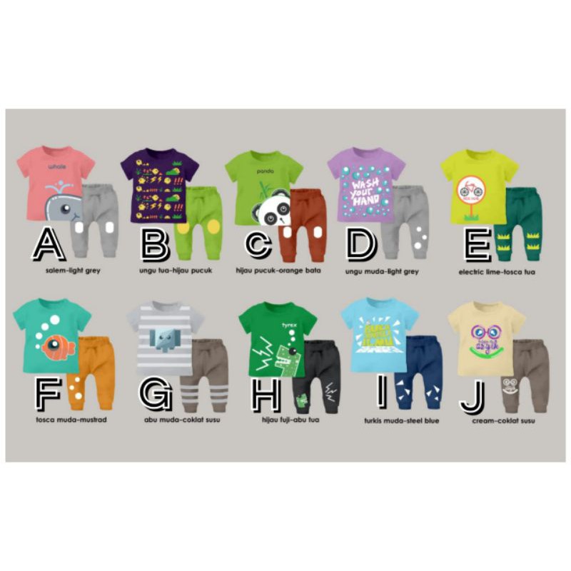 SET DAILY SUIT BY ORVIN KIDS GIRL & BOY SERIES