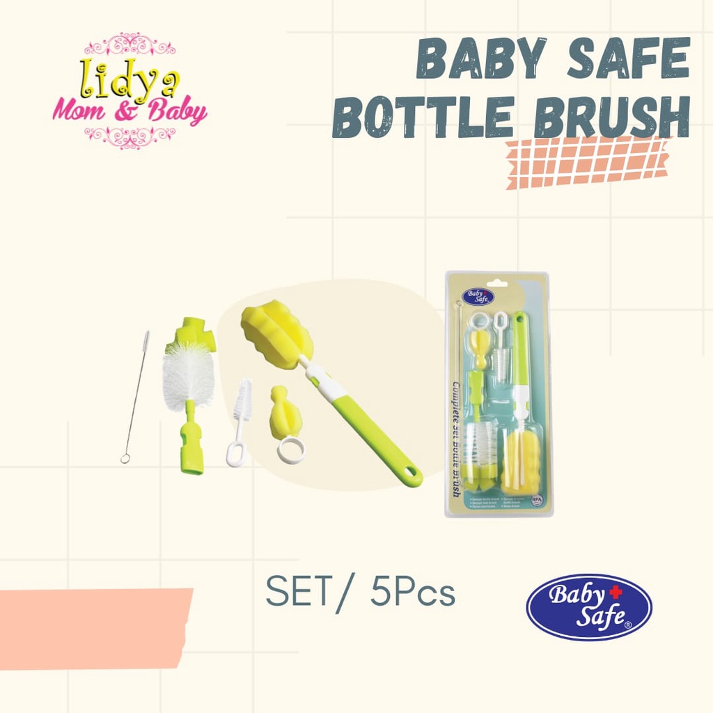 baby safe bottle brush BD037 / Baby Safe Bottle Set Brush