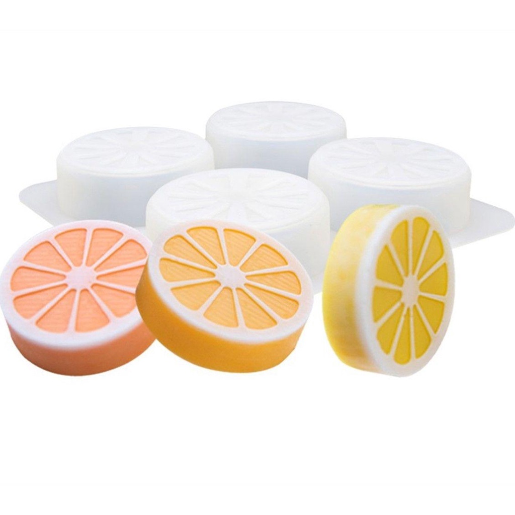 Solighter Cetakan Sabun DIY Art Soaps Making Silicone Cetakan Resin Jeruk