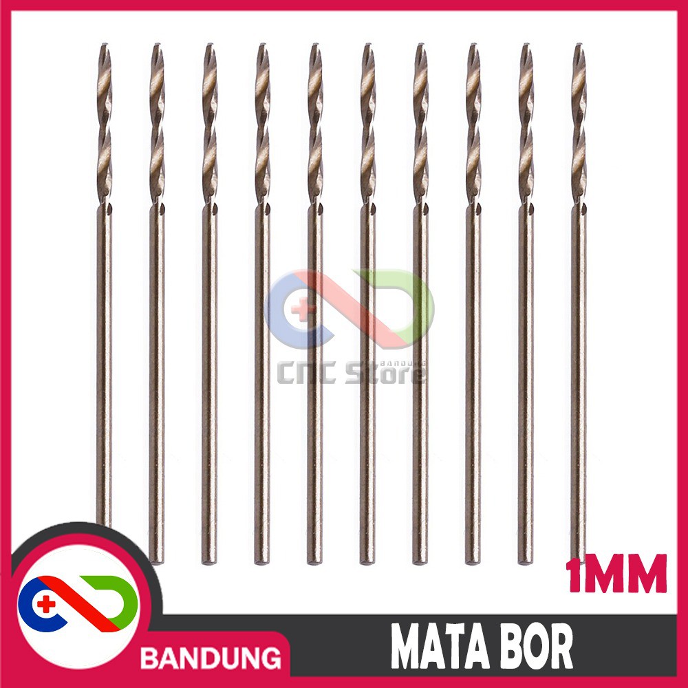 5PCS MATA BOR BESI HSS 1MM