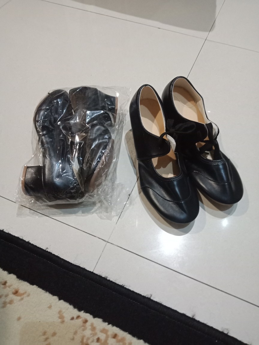 Sepatu Line Dance Wanita Oxford Tali