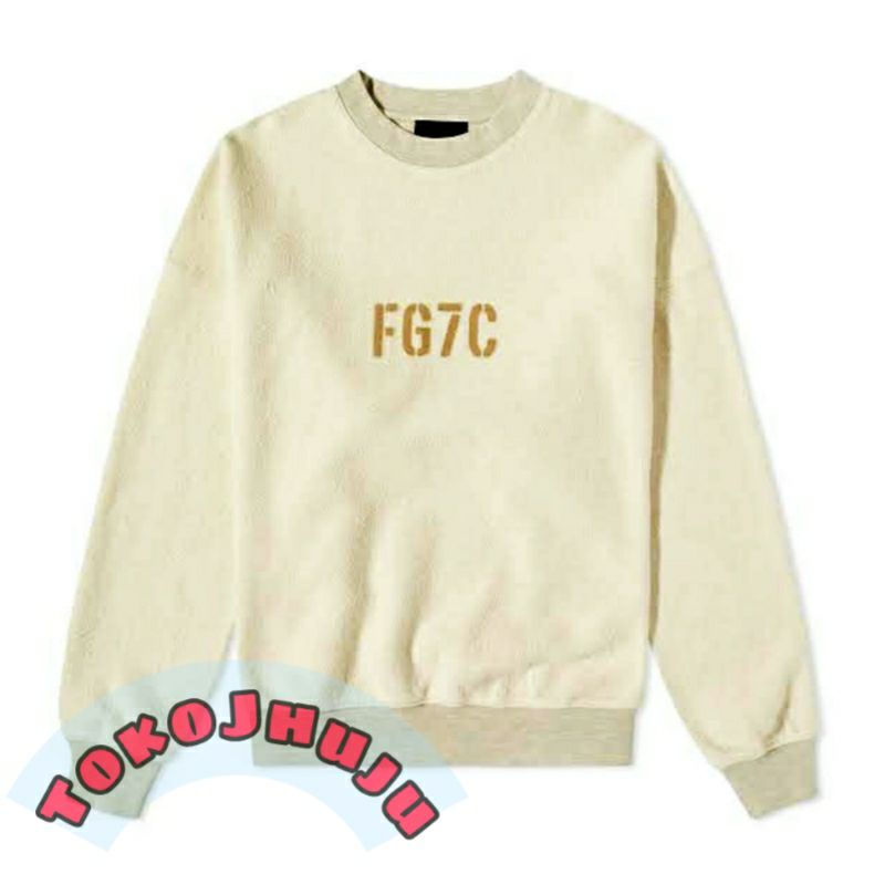 Basic Sweater BTS RM Namjoon style FG7C sablon cream