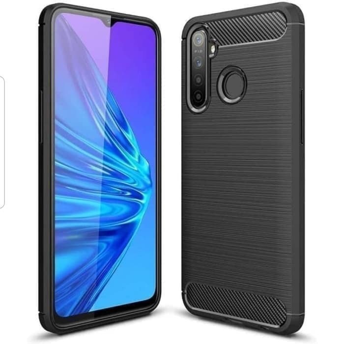 Silicon Case Realme C3 2020 Softcase iPAKY Carbon Casing Cover