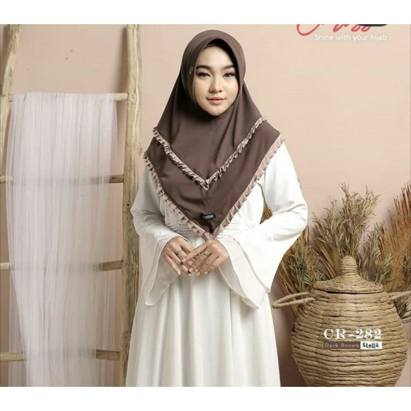 Jilbab Carissa Cr 282 (hijab Carissa original)