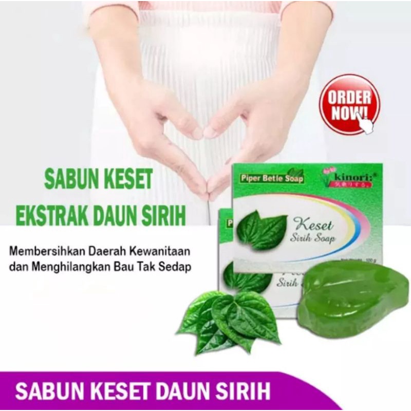 sabun sirih kinori batang -sabun sirih manjakani perapat miss v - Sabun sirih kewanitaan - sabun sir