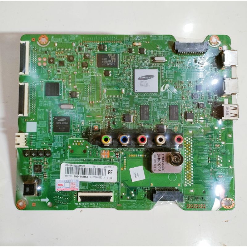 MB 43F4500 MAINBOARD MOTHERBOARD TV PLASMA SAMSUNG PS43F4500 PS 43F4500 ORIGINAL