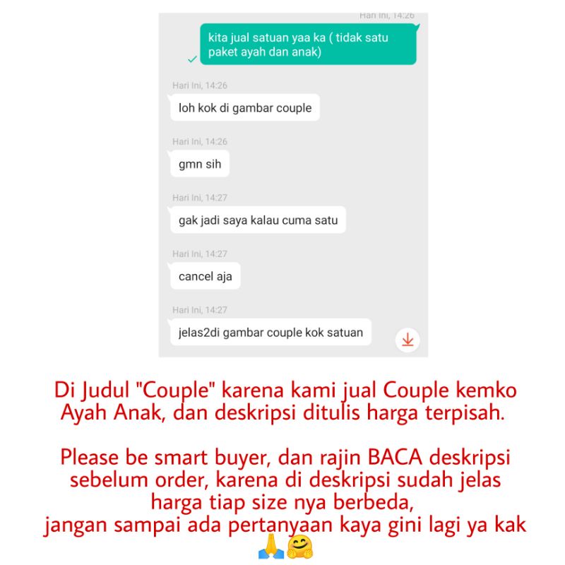 KOKO COUPLE ANAK AYAH | akyas 9 by dhily | baju koko couple, koko anak