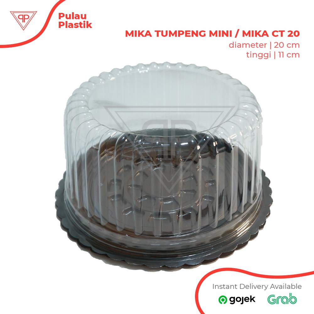 Mika Tumpeng Mini CT-20 / Mika Bolu Bulat (Diameter 20cm) / Mika Kue Tart / Mika Tumini / ISI 10 PCS