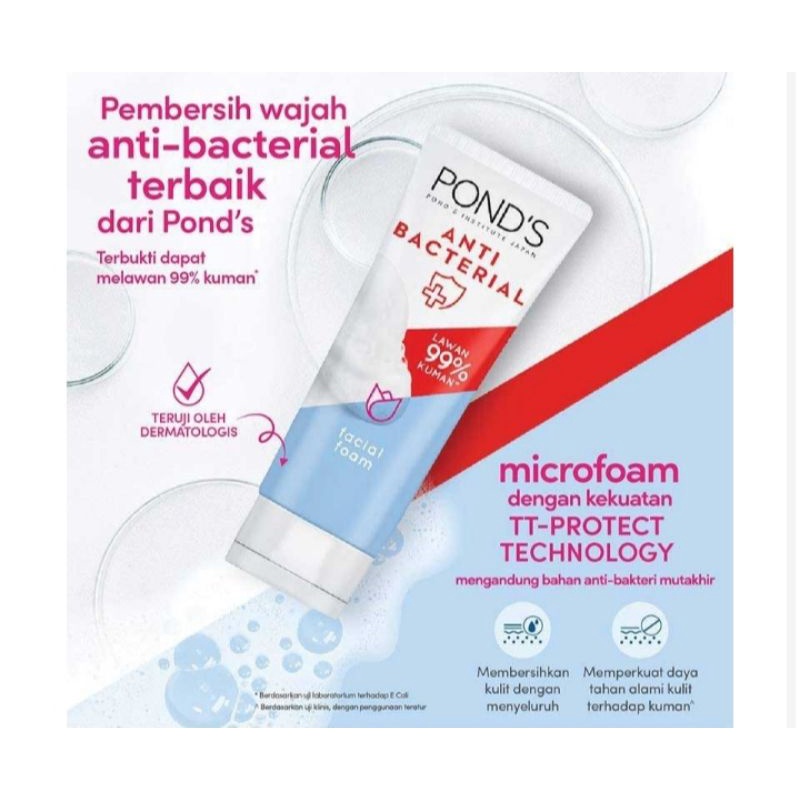 POND'S Facial Foam ANTIBACTERIAL 100g
