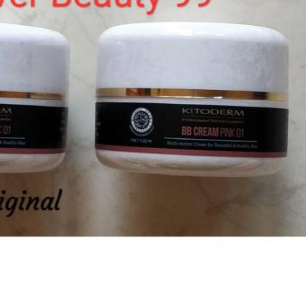 ℮ Kitoderm BB cream pink 01 SPF 50 - bb krim alas bedak warna pink ✤
