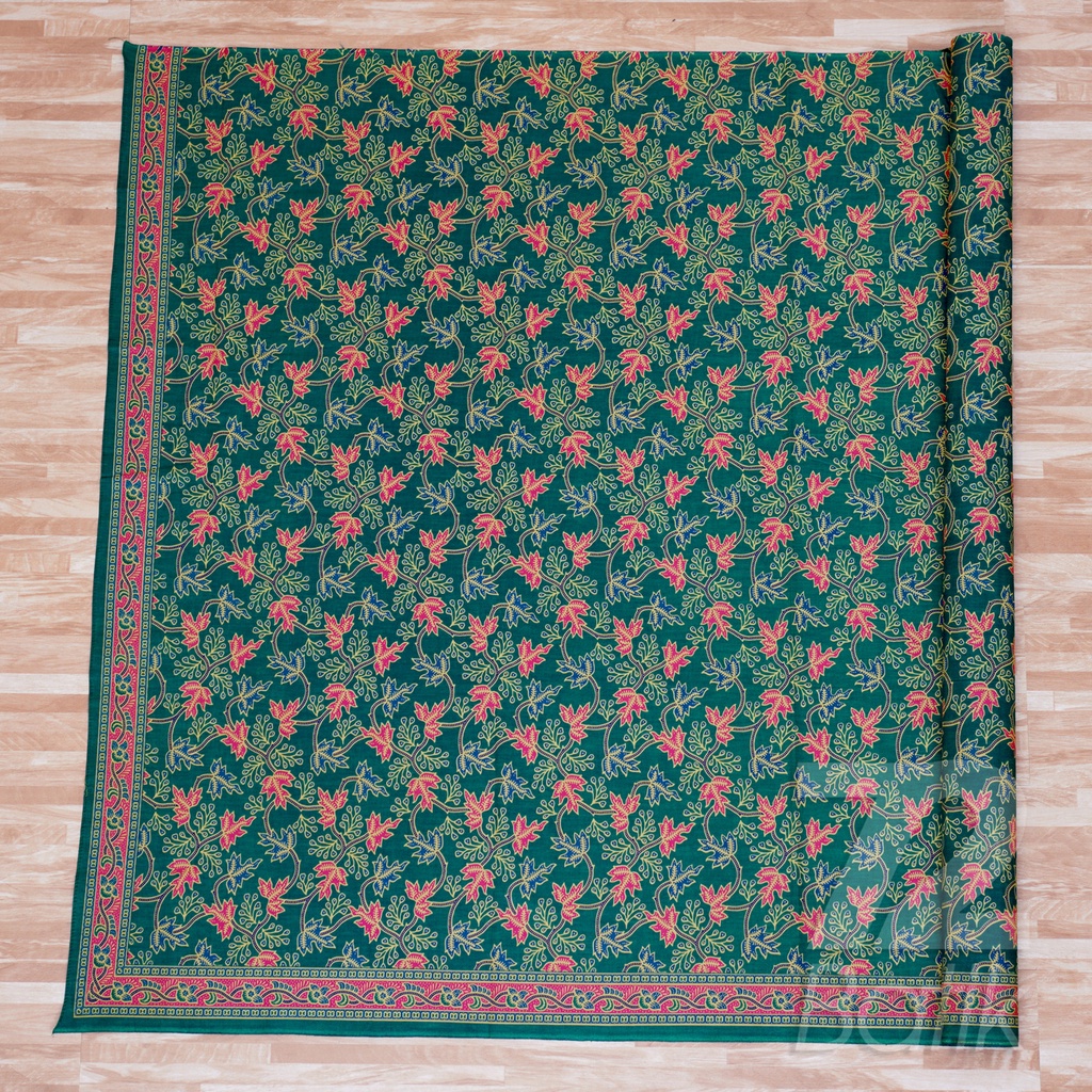 KAIN BATIK KATUN Premium Motif Sekar Nitik Warna Hijau Kuning Merah Biru 729935 Cap 72 Jarik Jarit Samping Kebat Panjang Batik Katun Modern Premium Bahan Seragam Batik Pernikahan Kantor Keluarga Murah Kamen Jadi Batik Bali Lembaran