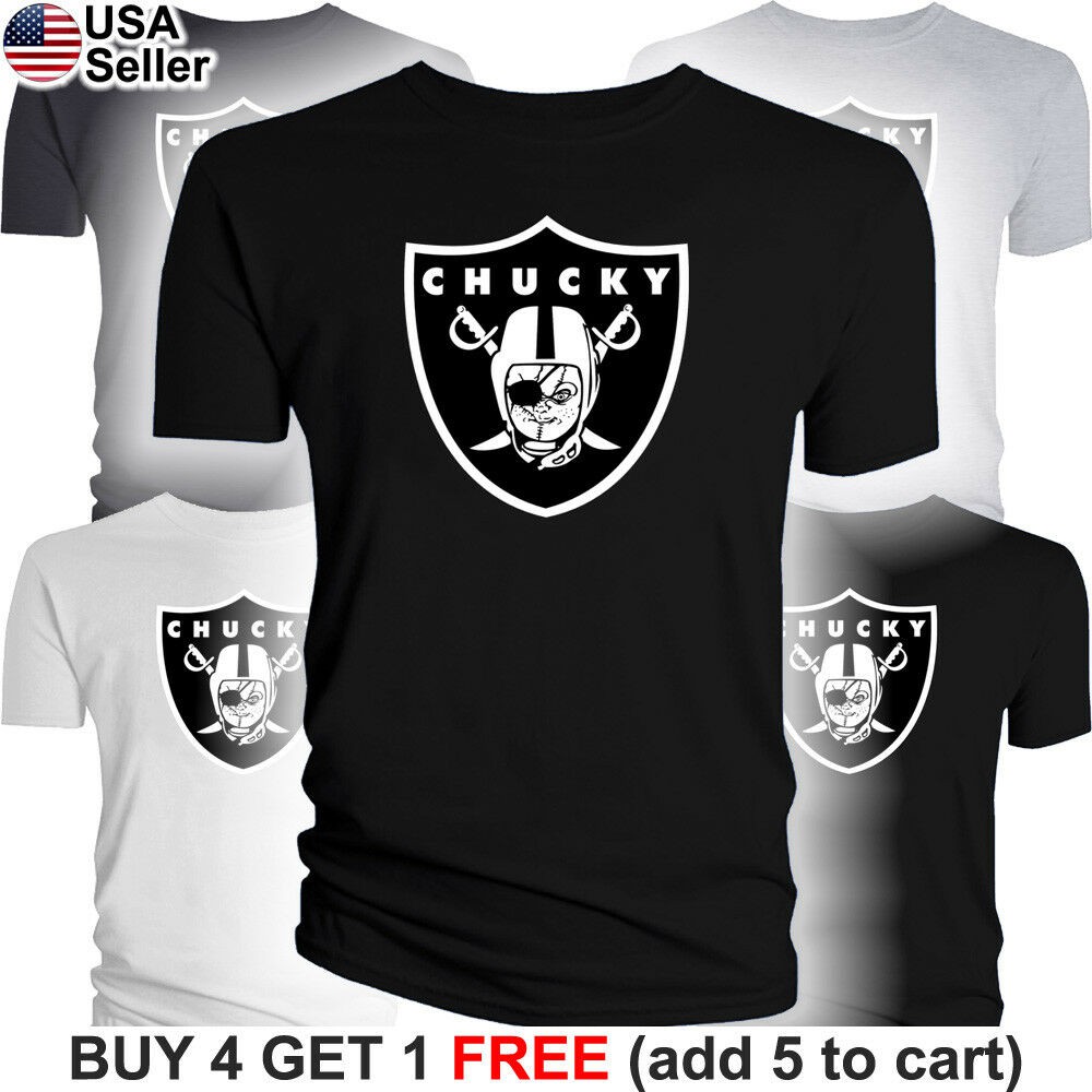 Oakland Raiders man T shirt