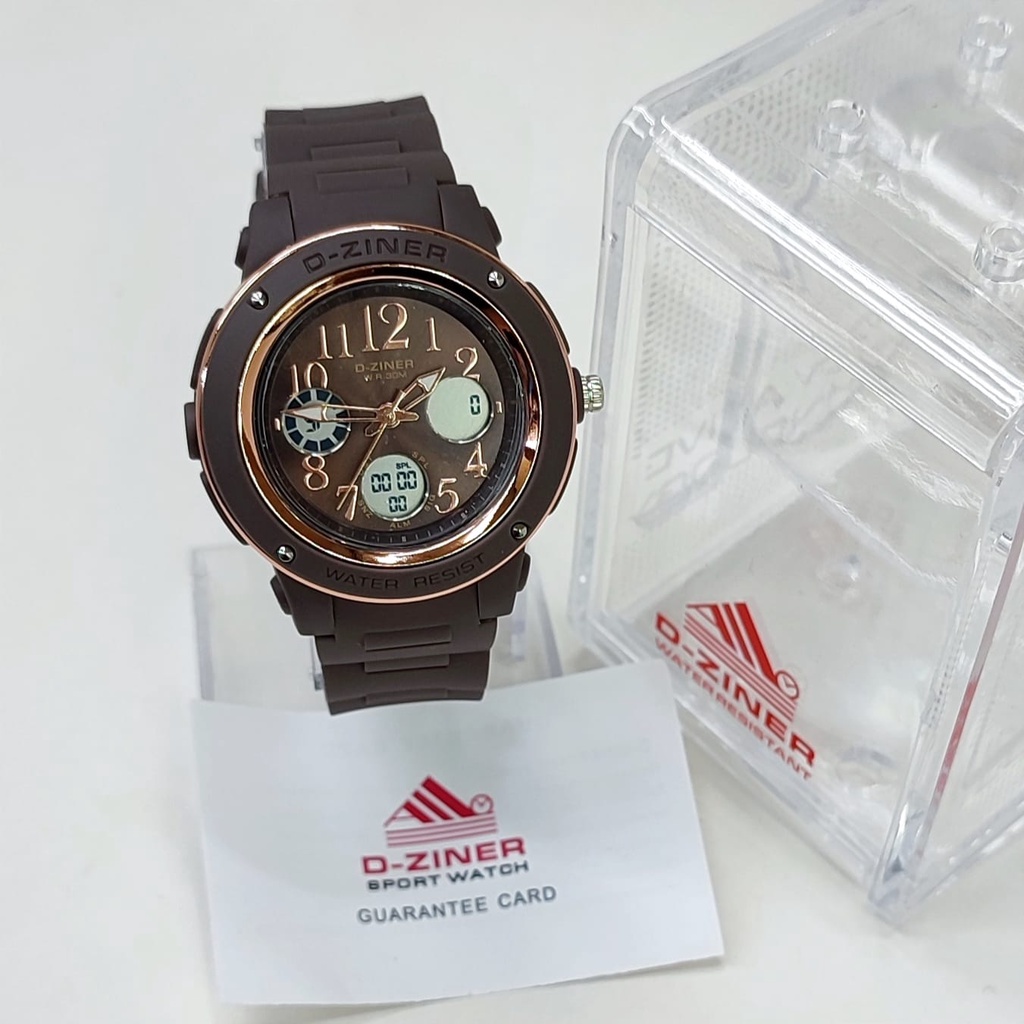 Jam tangan Dziner DZ 8273 rubber wanita