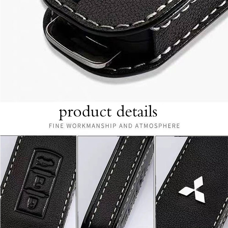 Cover kunci mobil Mitsubishi PAJERO SPORT Triton Outlander Mirage ASX Lancer Keyless