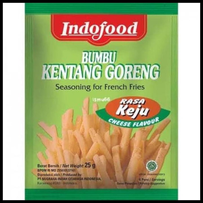 

Indofood Bbk Keju 25 Gr