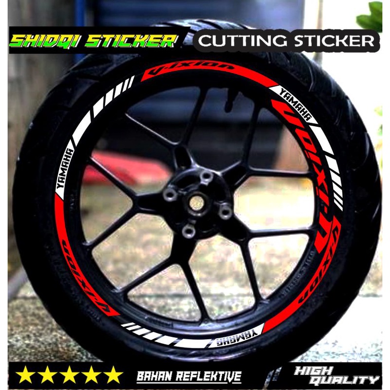 stiker motor Stiker vixion Sticker Velk Yamaha vixion lis velg