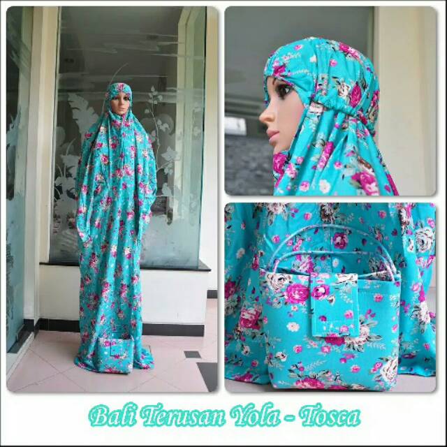 MODEL MUKENA DEWASA BALI MUKENA TERUSAN TERBARU MUKENA YOLA