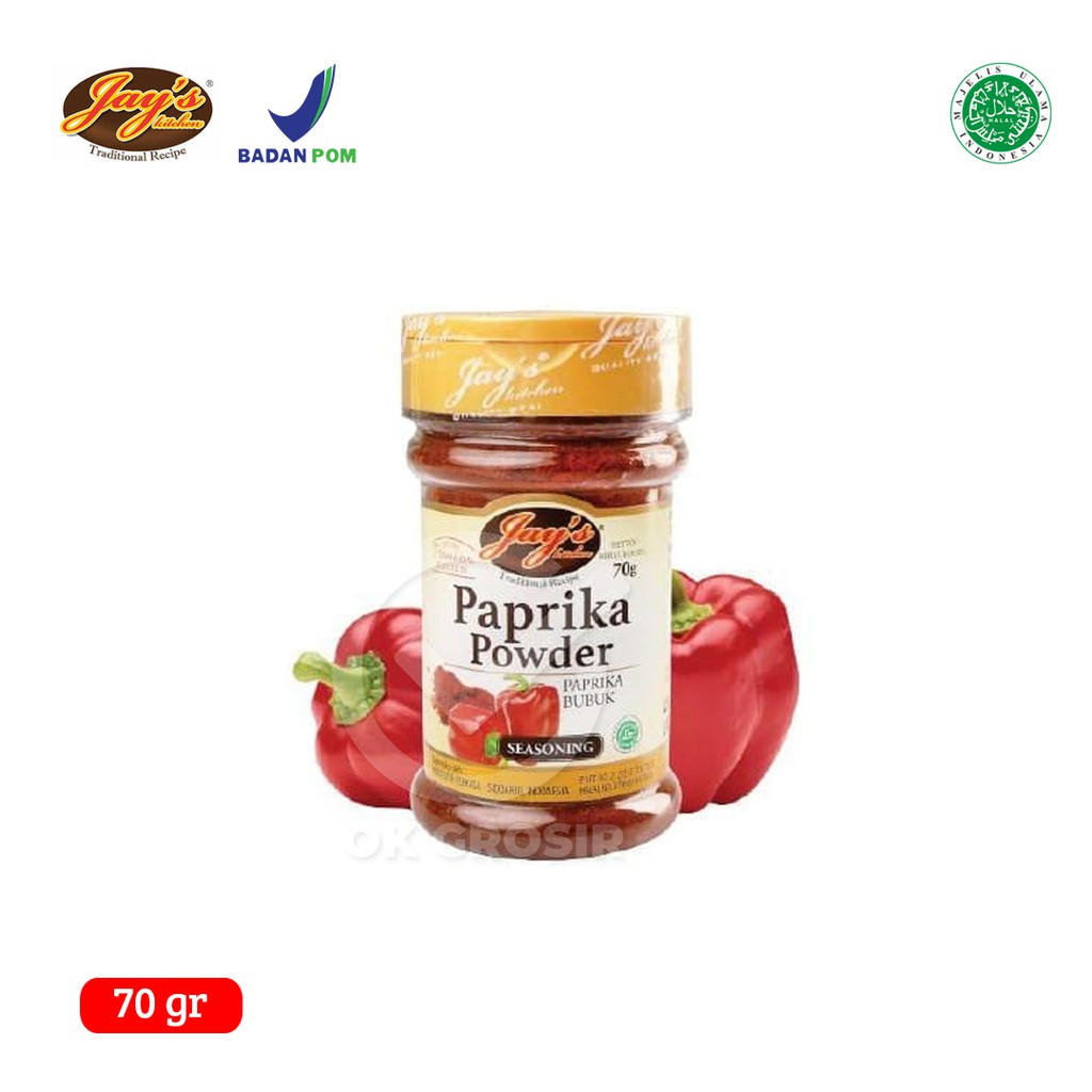 

Jay’s Paprika Powder / Bubuk Paprika (70 gr)