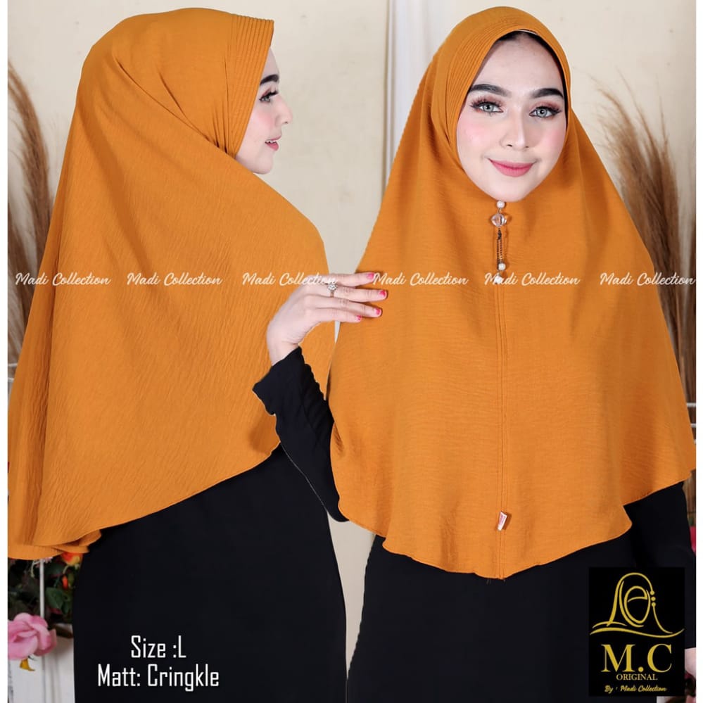 bergo maryam trincle size L//Khimar bergo maryam//hijab khimar