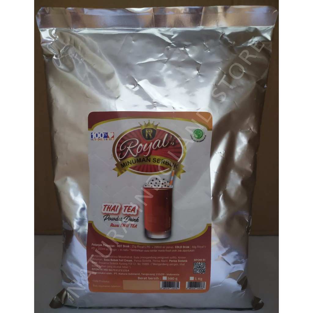 

ROYAL'S Powder Drink 1 Kg : Rasa THAI TEA