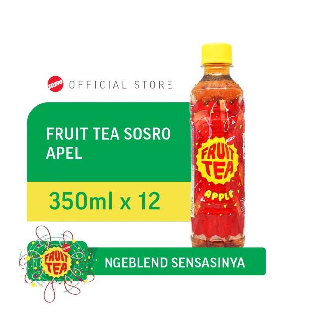 

[COD] Fruit Tea Sosro Apple pet 350 ml [COD]