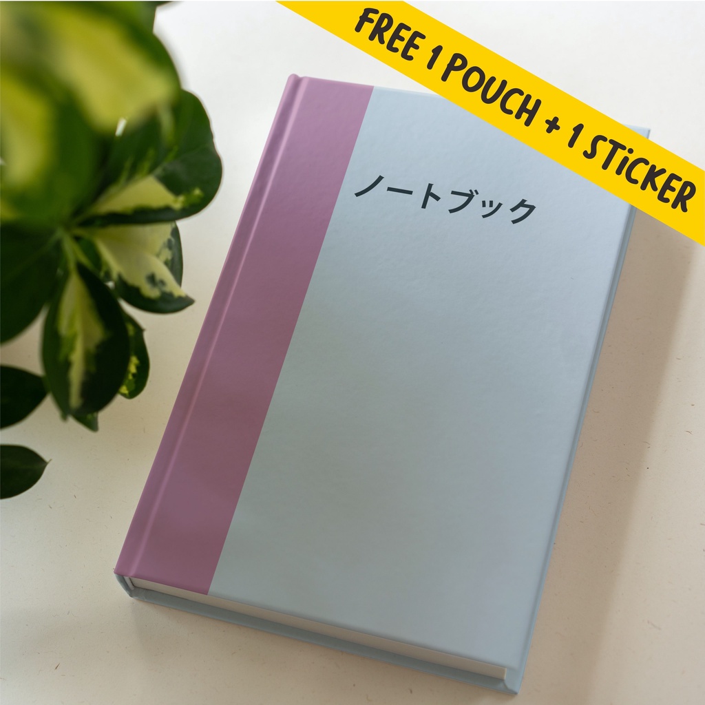 

Buku Catatan Journal Notebook Agenda, Dotted, dan Polos Jepang Leon Paperworks