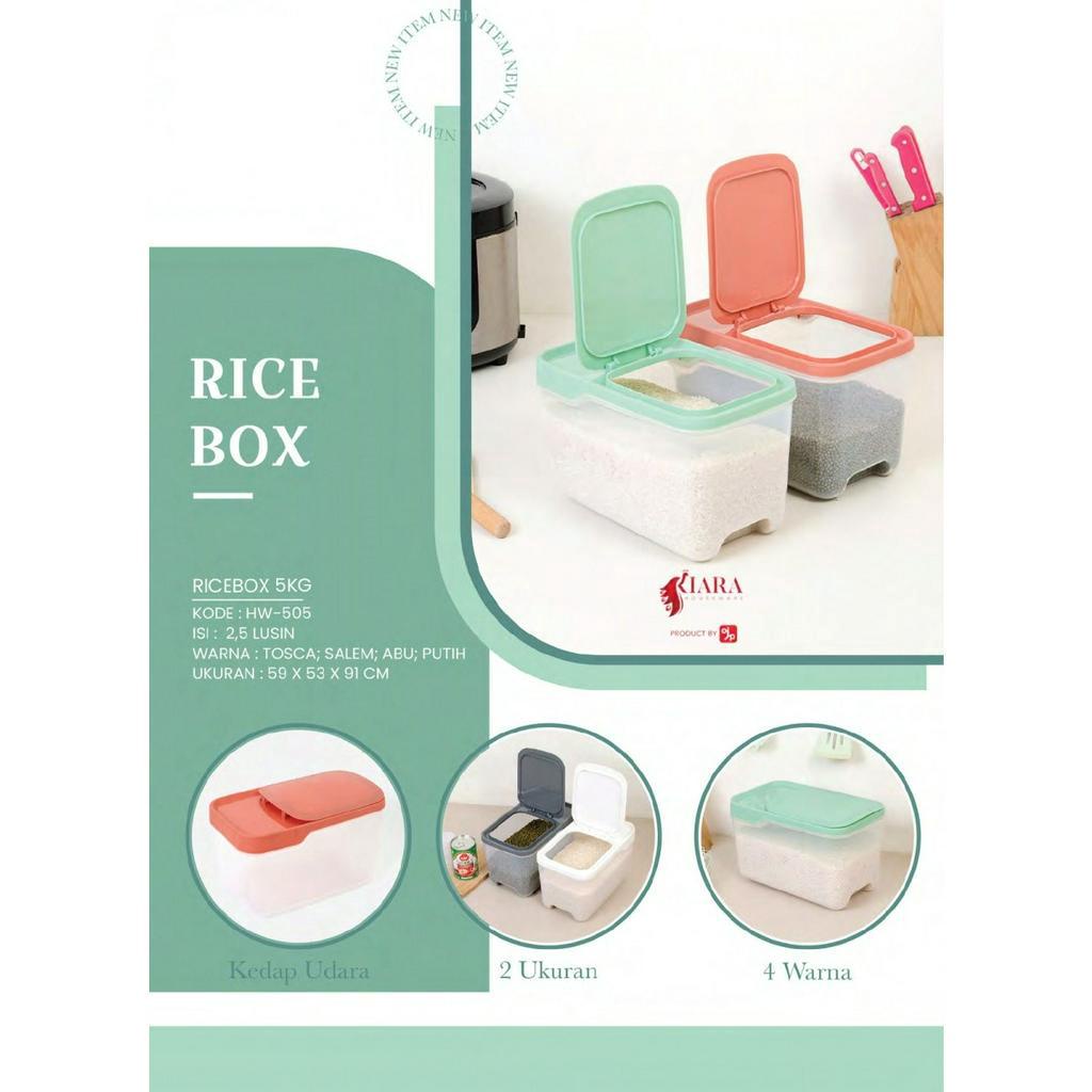 

Tempat beras Rice box 10 kg CJP kiara