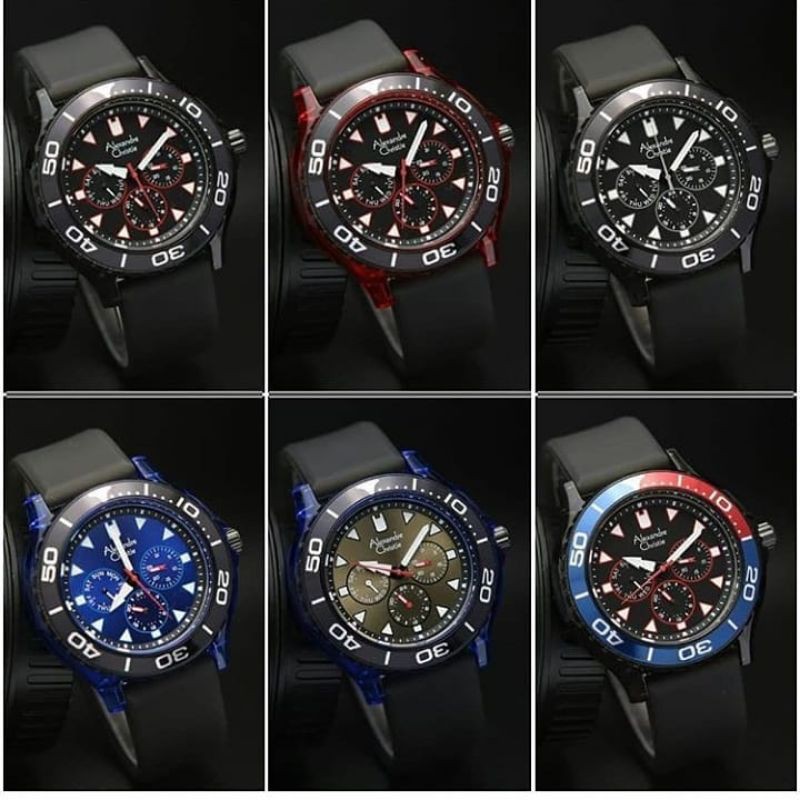 JAM TANGAN ALEXANDRE CHRISTIE PRIA AC 6531 ORIGINAL