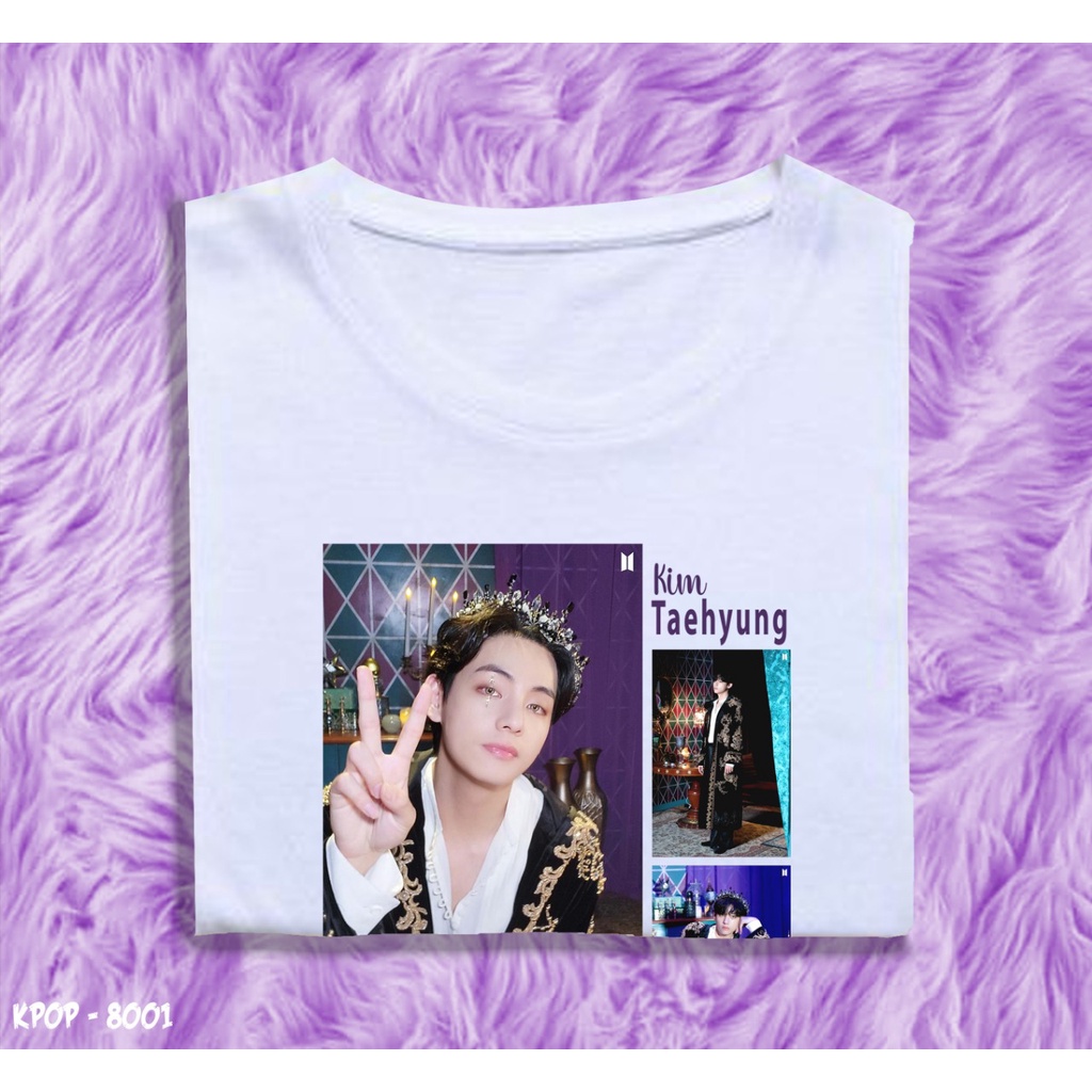 T-SHIRT / KAOS KPOP BTS / PERSONIL V / REAL PICTURE / COMBED 30S /2022