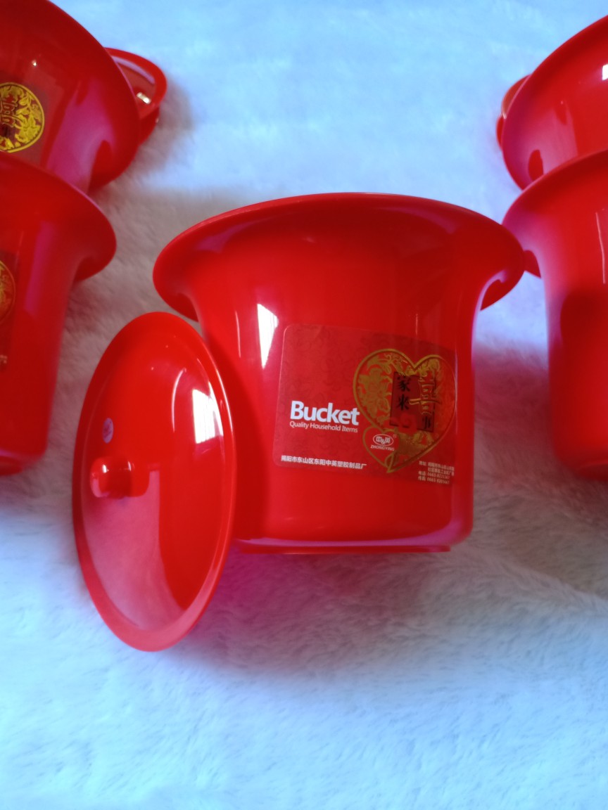 Baskom Plastik Tebal Chinese Wedding / Perlengkapan Sangjit (2305020)