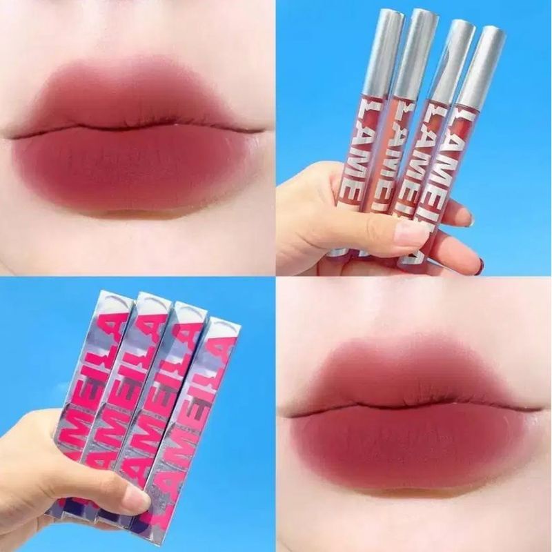 LAMEILA Korean Lip Gloss Waterproof / Matte Lipstick