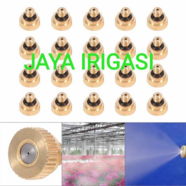 MIST NOZZLE 0.2 0.3 0.5 MM MISTING HEAD FOGGER SPRAYER EMBUN NOZZLE SPUYER KABUT