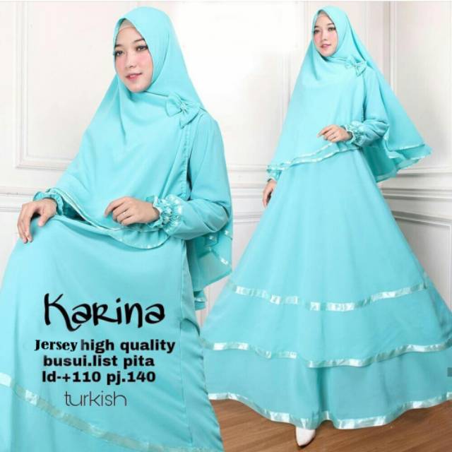 XC - MAXI KARINA SYARI / MAXI BUSUI / GAMIS KARINA SYARI / GAMIS WANITA TRENDY DAN TERLARIS