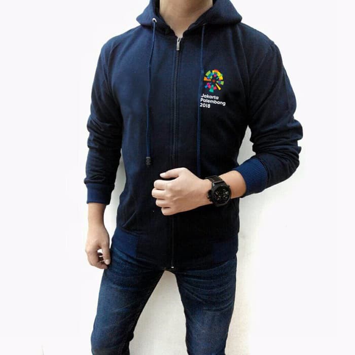 New Product  Jaket Hoodie Polos Asian Games  Murah