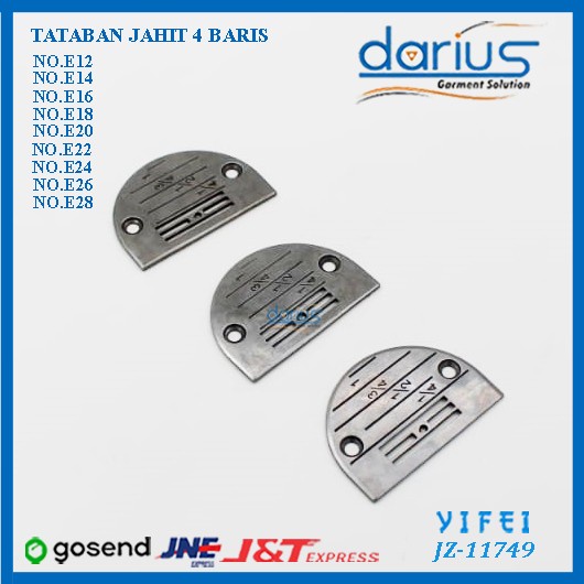 Piringan Needle Plate Plat Jarum Plat Gigi Mesin Jahit/YIFEI-11749 - E12-1