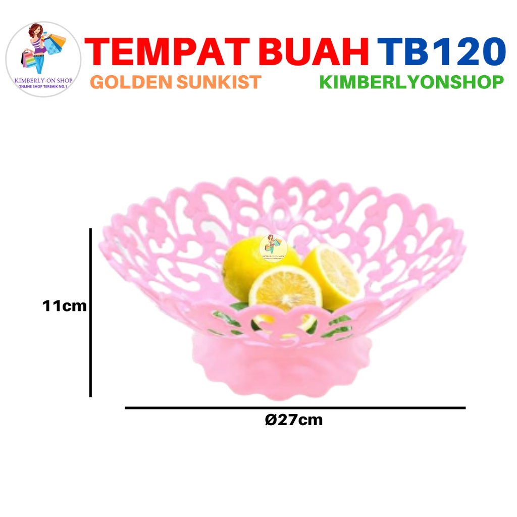 Tempat Buah Piring buah Wadah saji buah TB 120 Golden Sunkist