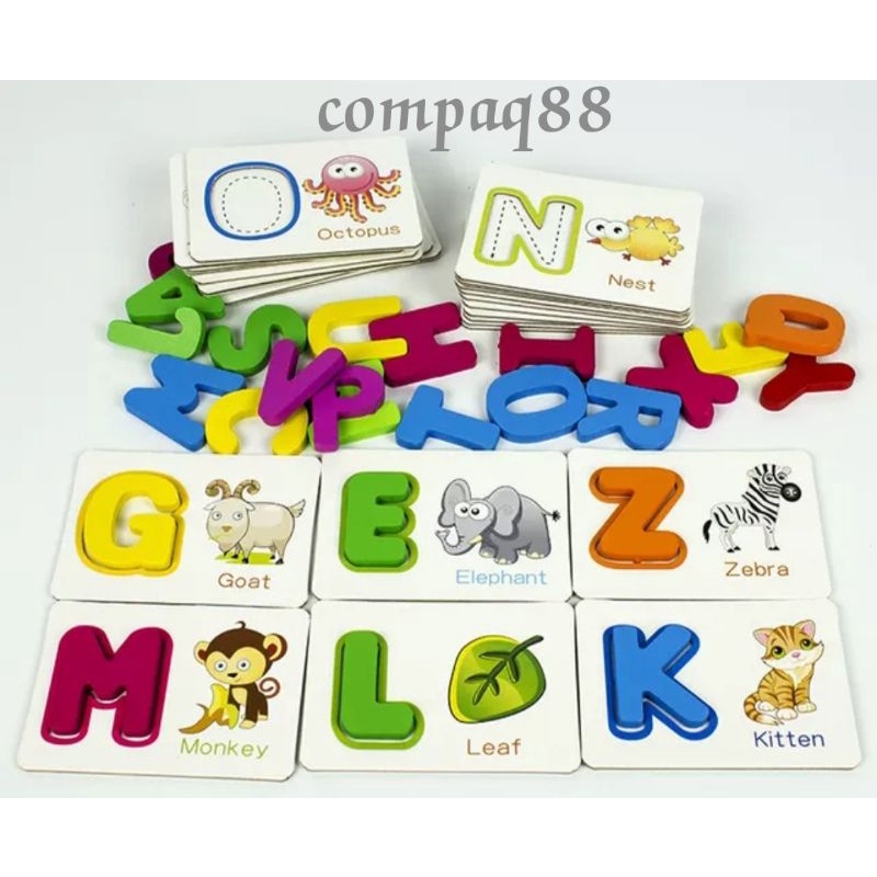 Mainan Edukasi ENGLISH LETTER LEARNING CARD