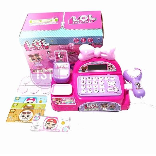 

LOL Surprise Cash Register Mesin Kasir Anak Pita Pink 2X7