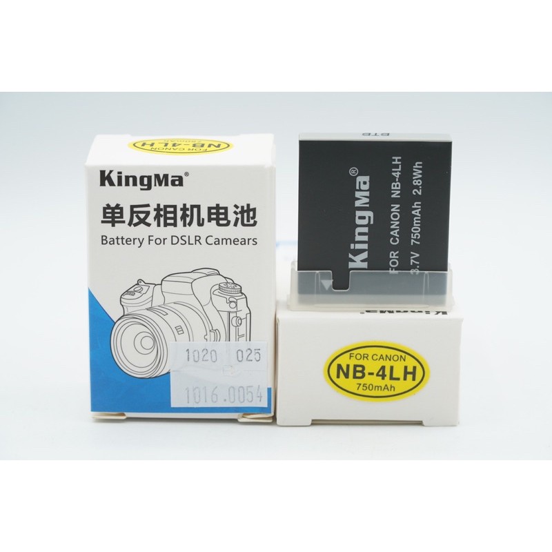 Kingma Baterai Canon NB-4LH Battery 750mAh 3.7V - SKU 1.016.0054 - NB-4LH