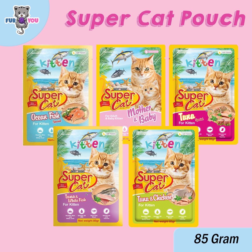 Supercat Wetfood Pouch for Kitten