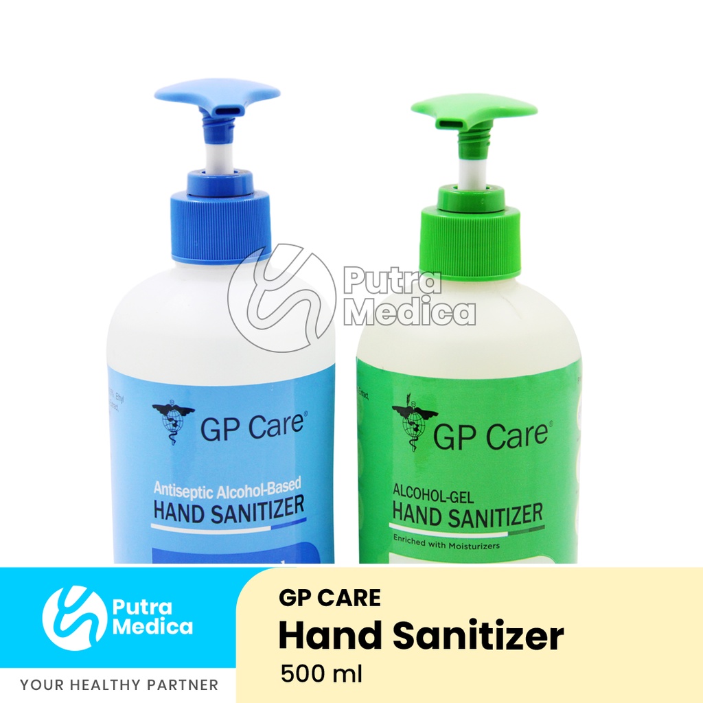 GP Care Hand Sanitizer Antiseptic Alcohol Gel - 500ml / Hand Rub / Aseptan / Pembersih Kuman