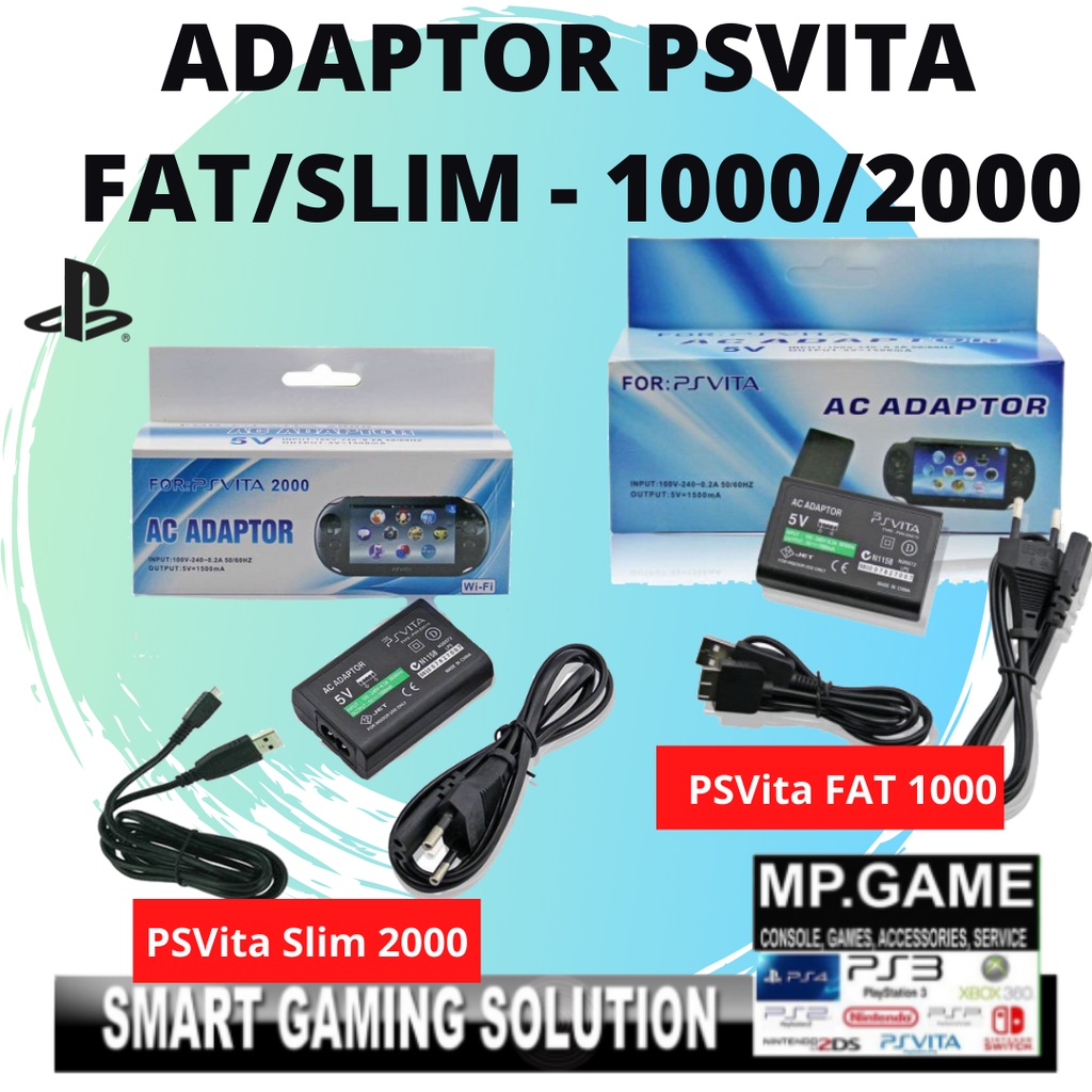 AC Adaptor Adapter PSVITA FAT SLIM PSVITA 1000 PSVITA 2000