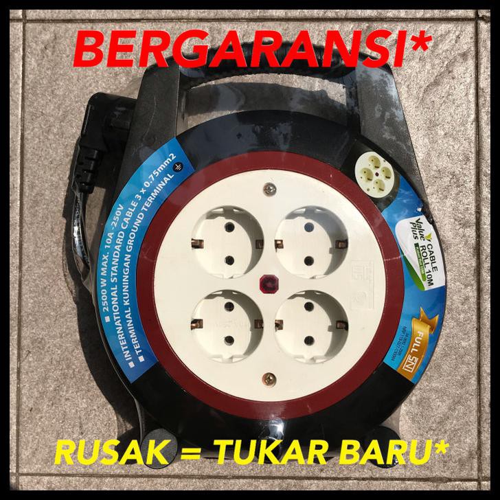 Kabel Roll gulung 10 meter 10m 10 m SNI kenmaster uticon giant