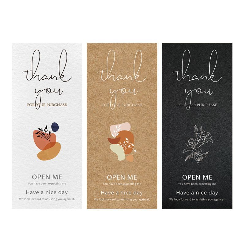 STICKER SEAL DUS / PAPER BAG - VARIASI THANK YOU