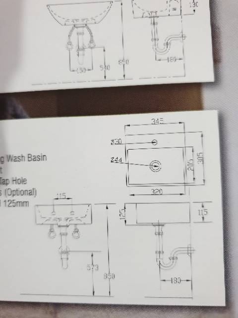 Wastafel keramik kotak jayco + kran