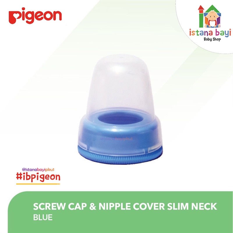 PIGEON Screw Cap + Nipple Cover Slim / Tutup Botol Susu Slim Neck